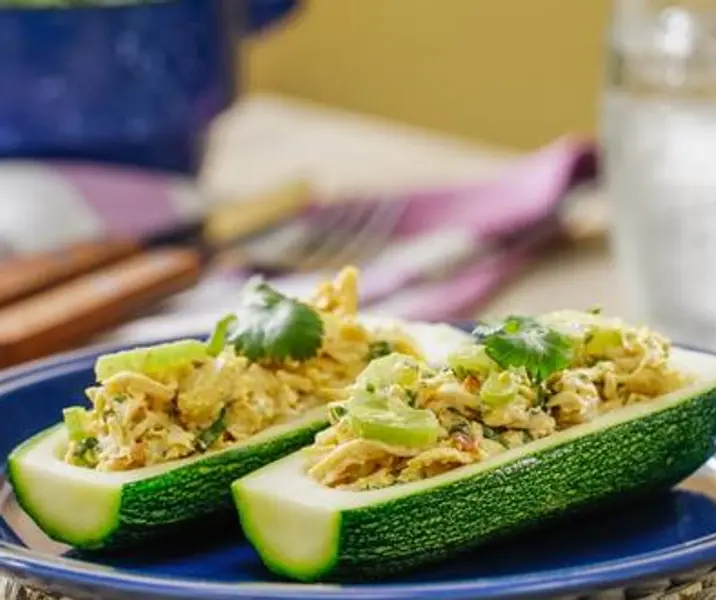 Zapallos italianos rellenos con verduras maría ayuda