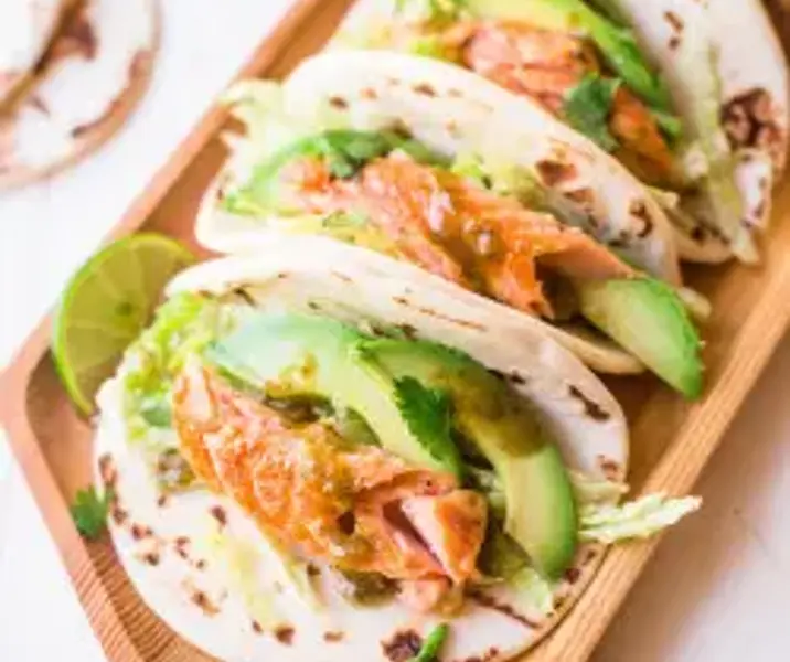 Tacos de salmón maría ayuda