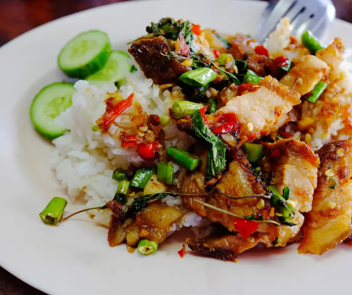 Arroz chaufán de cerdo maría ayuda