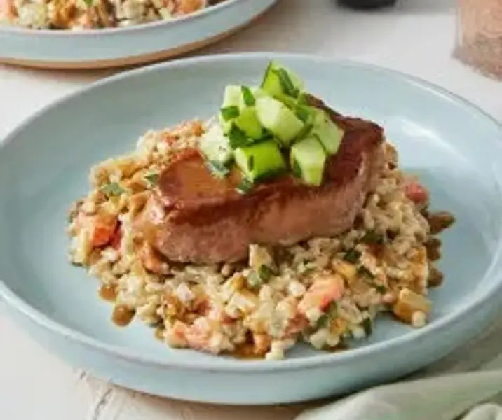 Solomillo a la mostaza y miel con cous cous maría ayuda