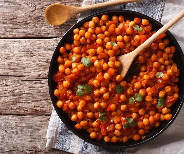 Garbanzos atomatados maría ayuda