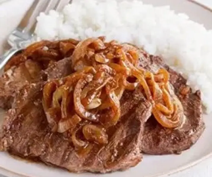Carne al jugo con arroz maría ayuda