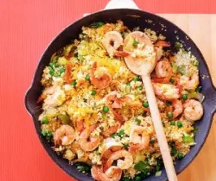 Camarones al curry con cous cous maría ayuda