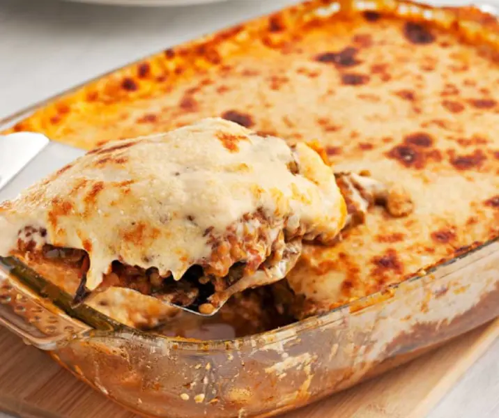 Moussaka de lentejas thermomix