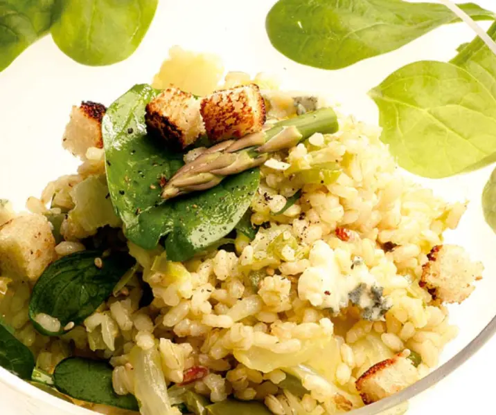 Ensalada templada de arroz salvaje thermomix