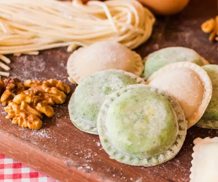 Ravioles de zanahoria y queso de cabra thermomix