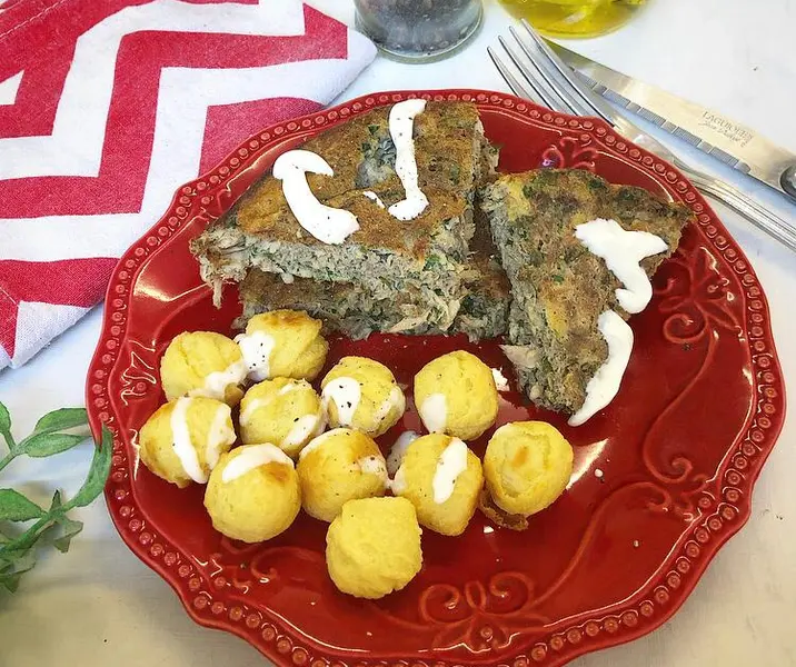 Tortilla de jurel con papas duquesas maría ayuda