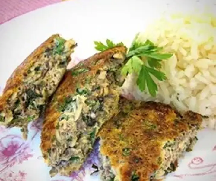 Tortilla de jurel con arroz maría ayuda