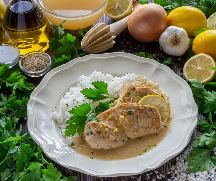 Filetitos de pavo con arroz maría ayuda