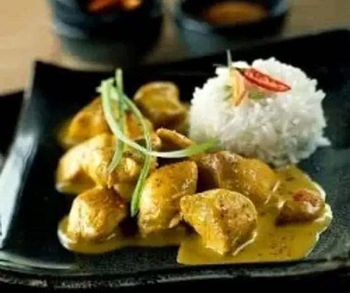 Pollo a la mostaza con arroz maría ayuda