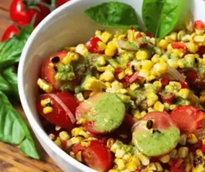 Ensalada de choclo con tomate maría ayuda