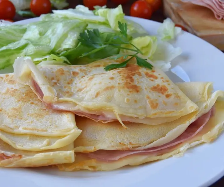 Panqueques de palmito y jamón maría ayuda