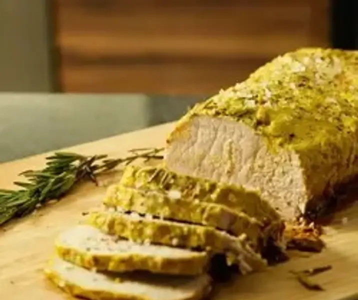 Lomitos de cerdo a la mostaza y miel con puré de papas maría ayuda