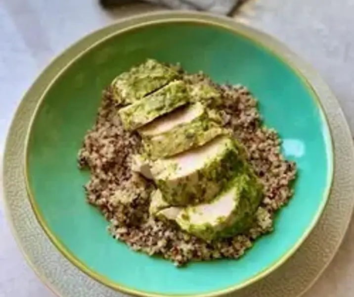 Pavo al horno con quínoa maría ayuda