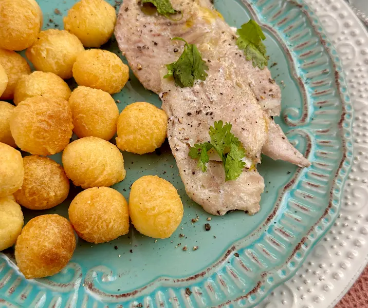 Reineta con papas duquesas bbb