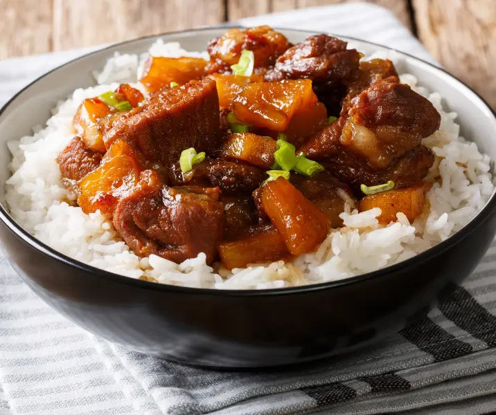 Carne al jugo con arroz bbb