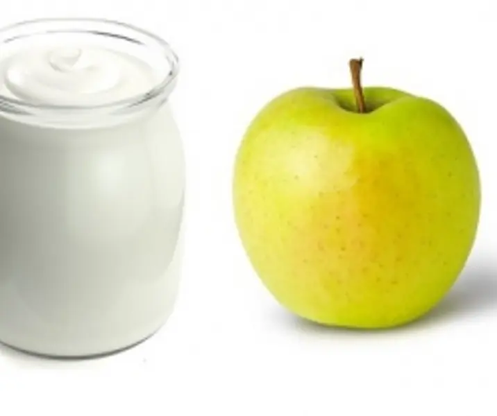 Yogurt con manzana maría ayuda