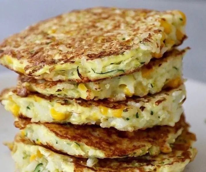 Tortilla de zapallos italianos con arroz bbb