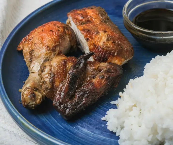 Pollo asado con arroz bbb