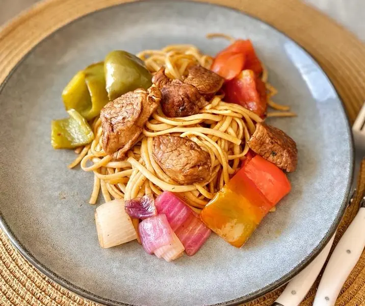 Saltado criollo de cerdo bbb