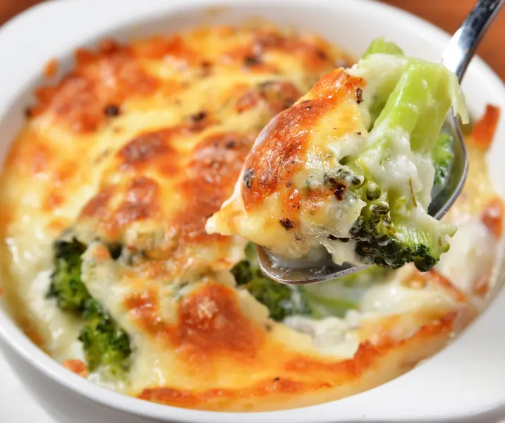 Gratín de brócoli bbb