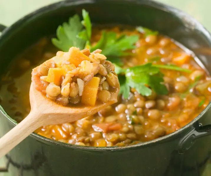 Lentejas con arroz bbb