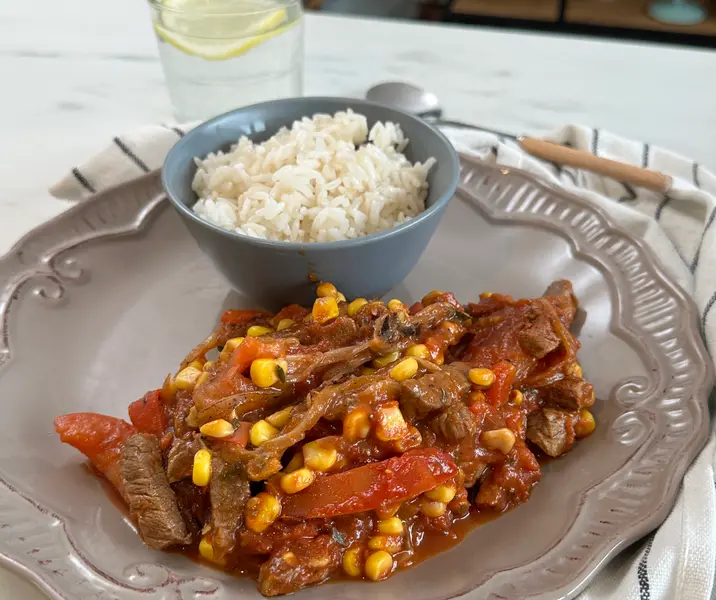 Tomaticán con arroz bbb