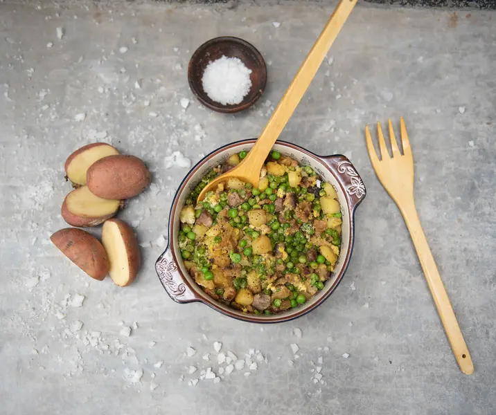 Fricasé de carne sin gluten