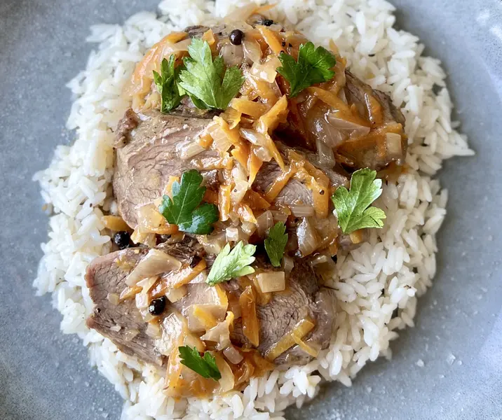 Choclillo a la olla con arroz bbb