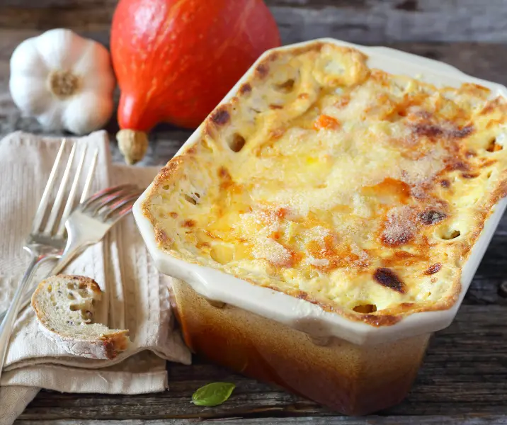 Gratín de mote y verduras bbb