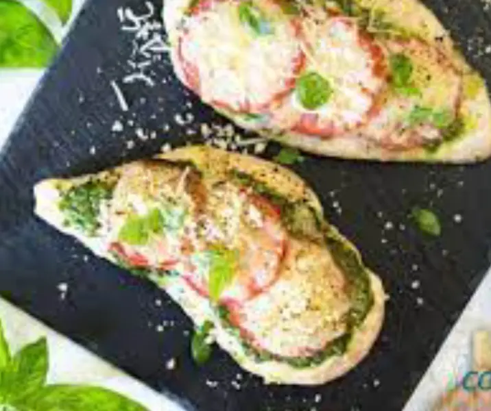 Pollo al pesto con papas doradas bbb