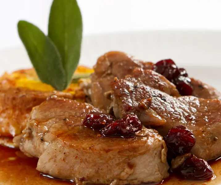 Medallones de carne en salsa strogonoff sin gluten