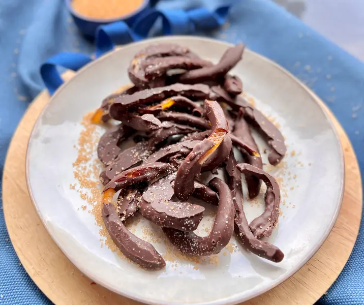 Naranjitas de chocolate