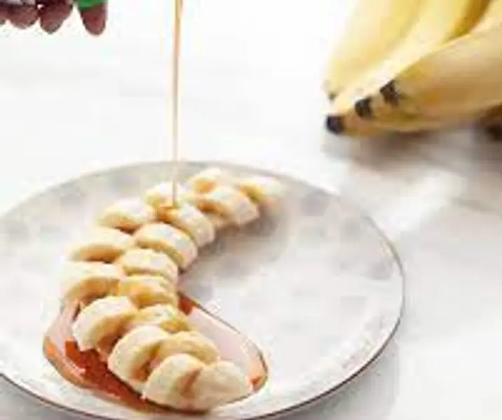 Plátano con miel de palma maría ayuda