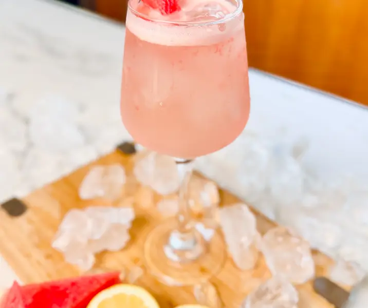 Tom collins con sandía