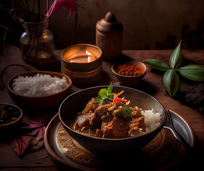 Carne al jugo con arroz sin gluten