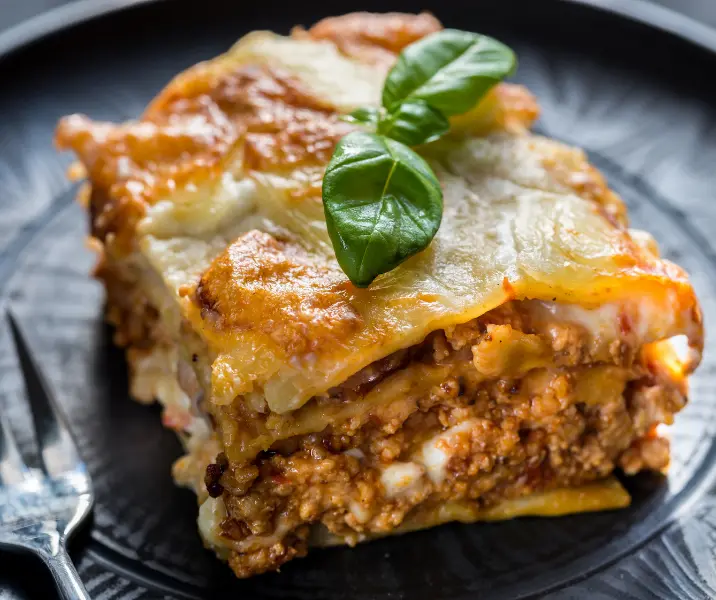 Lasaña de carne mechada sin gluten