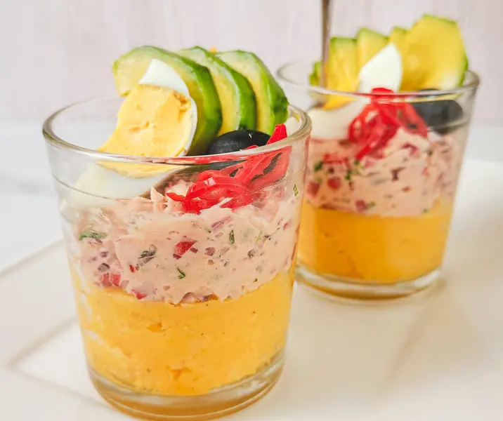 Causa de salmón sin gluten