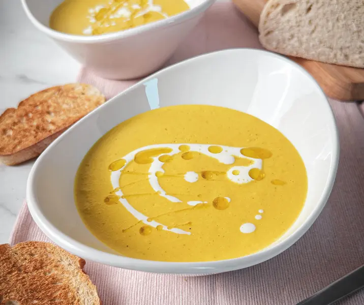 Crema de garbanzos sin gluten fácil