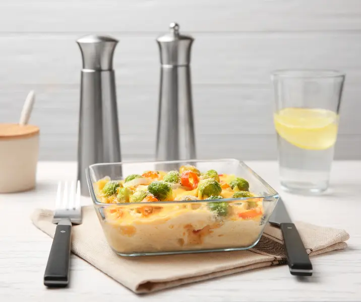 Gratín de repollitos de brusela sin gluten