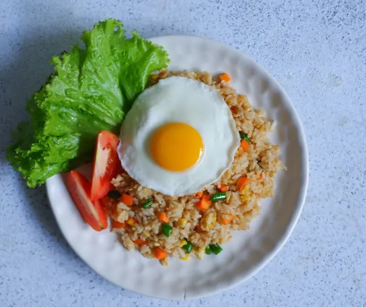 Arroz con huevo sin gluten