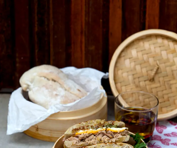 Sándwich cubanito de jurel sin gluten