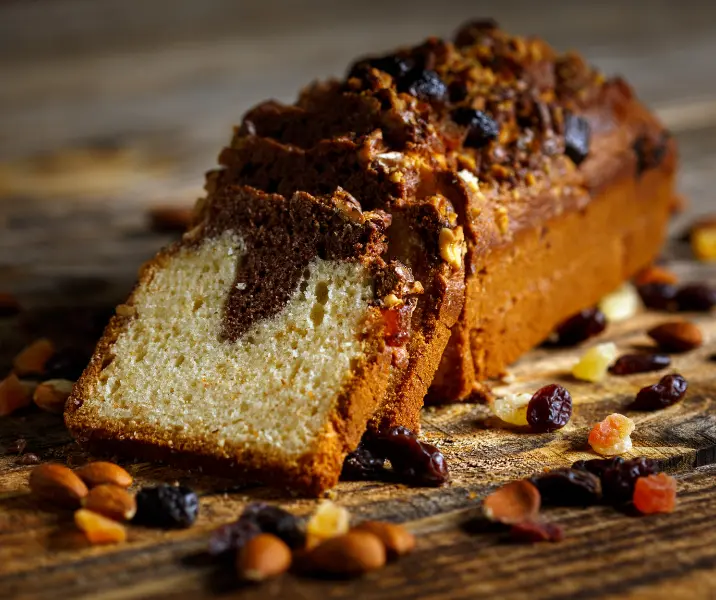 Queque marmolado sin gluten