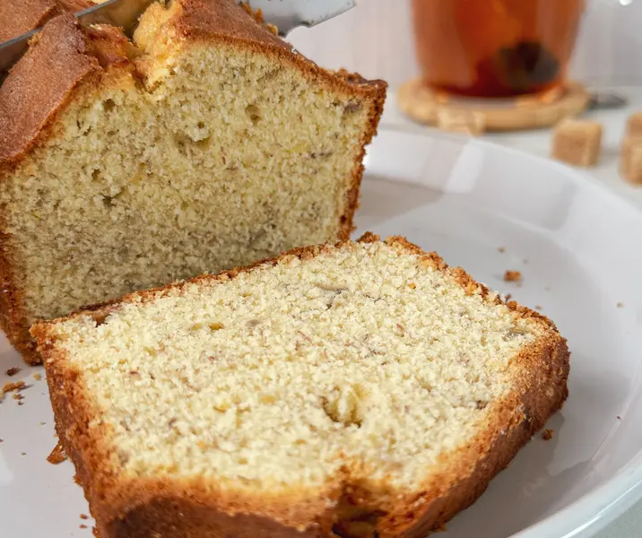 Queque de plátano sin gluten