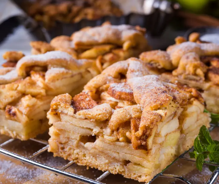 Queque de manzana sin gluten