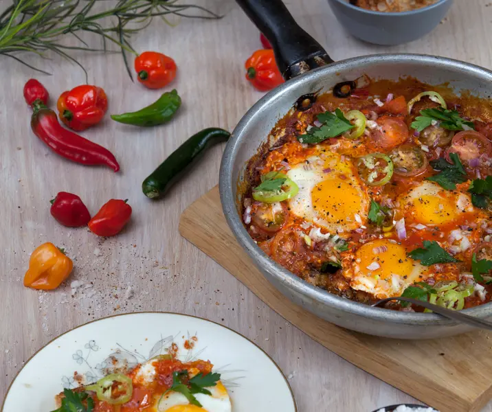 Huevos rancheros sin gluten