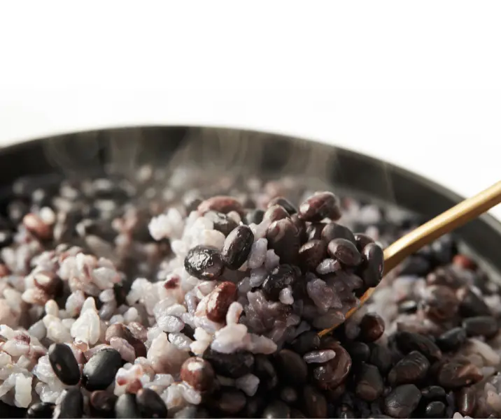 Arroz con porotos negros fácil