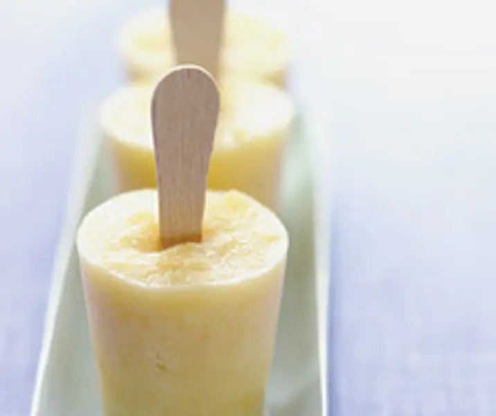 Helado de piña natural