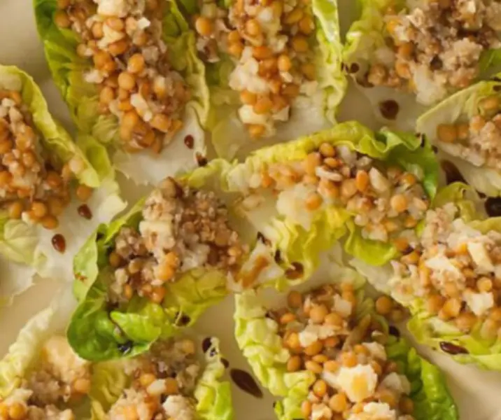 Ensalada de lentejas, manzana y apio con vinagreta de nueces thermomix
