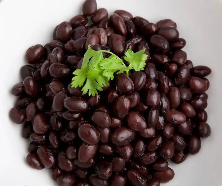 Porotos negros cocidos